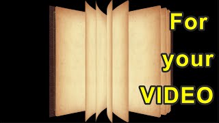 Opening Book Animation Template 4k 60fps [upl. by Eniamart]