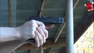 Shooting CZ75 Compact 9mm [upl. by Emor4]