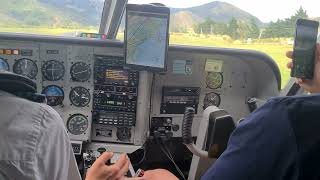 Wings Over Whales GA8 Airvan Takeoff from Kaikoura [upl. by Drape]