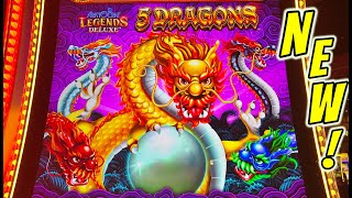 NEW SLOT ALERT 5 Dragons Aristocrat Legends Deluxe [upl. by Alberto]