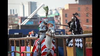 No need for jousting knights  Royal Armouries Easter Joust [upl. by Ettesyl]