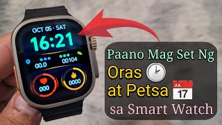 Paano Magset ng Oras at Petsa sa ANUMANG Smart Watch Set time in Smart Bracelet ðŸ‡µðŸ‡­ [upl. by Tosch]