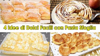 DOLCI FACILI CON PASTA SFOGLIA [upl. by Clayton]