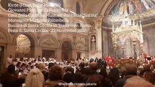 Palestrina  Kyrie Missa Papae Marcelli  Coro della Cappella Musicale Pontificia quotSistinaquot [upl. by Nnylyak]