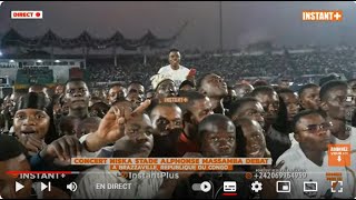 CONCERT DE NISKA AU STADE ALPHONSE MASSAMBA DEBAT shooooow [upl. by Rebmak]