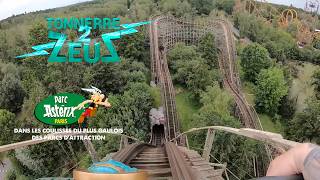 Tonnerre 2 Zeus Front Row 4K POV Parc Astérix [upl. by Gnolb]