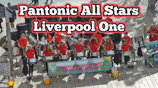 Pantonic All Stars Steel Orchestra at Liverpool One [upl. by Wandie]