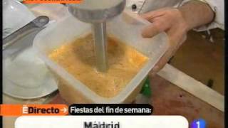 Receta de Gazpacho con frutos de mar ED [upl. by Sucul]