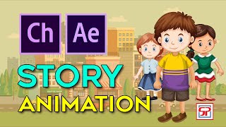 How to make story Animation with Adobe Character Animator amp After Effects [upl. by Kahaleel]