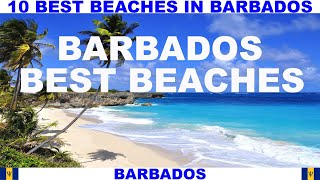 10 BEST BEACHES IN BARBADOS [upl. by Lemire]