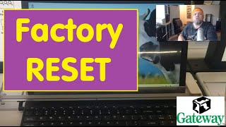 Gateway Notebook Windows 10 11 Full Factory Restore Ultra Slim FHD Creator Series n5030 Laptop RESET [upl. by Notsirhc]