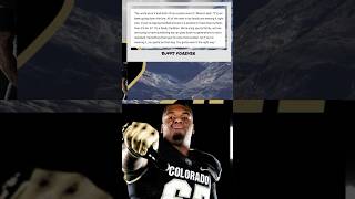 KahlilBenson reveals why he wear the number 67 for CUBuffs  CoachPrime deionsanders skobuffs [upl. by Stanislaus]