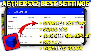 2024🔥Aethersx2 Emulator Best Settings For All Android Phones  60 FPS No Lag Setting For Aethersx2 [upl. by Helga]