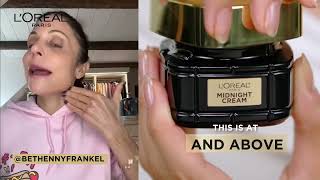 Midnight Cream by LOréal Paris  Loved by Bethenny Frankel  At and Above the Level [upl. by Lurette]