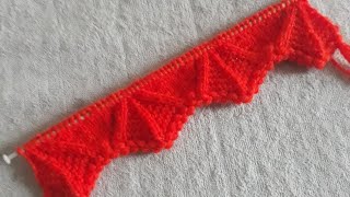 How to make ladies cardigan Border [upl. by Akemahc504]