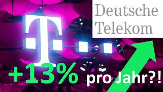 Telekom Aktie JETZT KAUFEN 13 Rendite 2021 amp pro Jahr Analyse  Bewertung [upl. by Reviel]