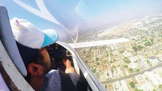 VariEze landing at Torrance Airport KTOA [upl. by Aryt]