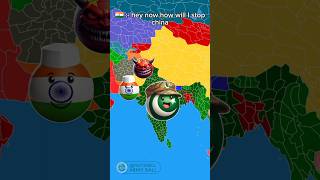 What If India And Pakistan Switched Their Places Hindi countryballs countries shortsvideo [upl. by Myrta864]