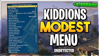 COMO INSTALAR MOD MENU KIDDIONS MODEST MENU 093 GTA V ONLINE ATUALIZADO INDETECTÁVEL EPIC E STEAM [upl. by Powers]