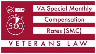 2023 VA Special Monthly Compensation SMC Rates [upl. by Lovich73]