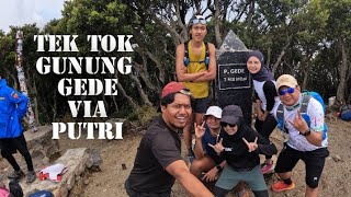 tektok gunung gede via putri [upl. by Anieral]