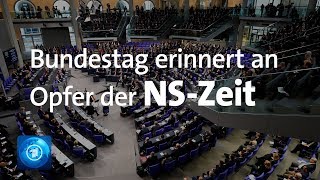 Bundestag erinnert an Opfer der NSZeit Rede von Saul Friedländer [upl. by Barncard]