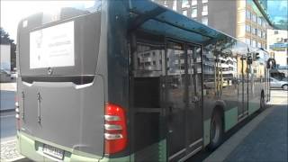 Linienbus Augsburg  Abfahrten von Mercedes Citaro Bussen an der Haltestelle Bärenwirt amp Türstörung [upl. by Eilyah41]