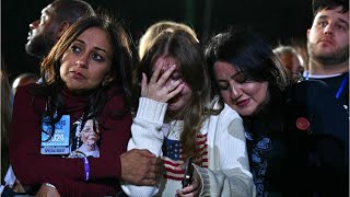 Lefties in tears following Donald Trumps presidential victory [upl. by Inasah479]