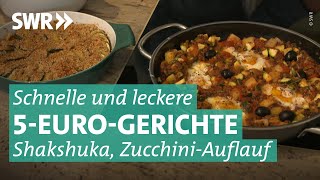 Günstig und gesund essen Kochen für zwei für 5 Euro  Marktcheck SWR [upl. by Crowe]