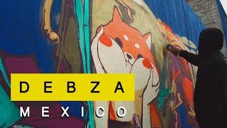 GRAFFITI  DEBZA in Mexico [upl. by Hanforrd81]