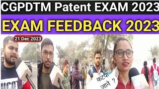 CGPDTM Patent Exam analysis 21 Dec 2023CGPDTM Patent exam review 2023 [upl. by Pish]