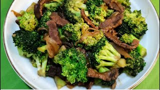 BROCCOLI RECIPE  EASY COOKING BEEF BROCCOLI RECIPE [upl. by Issac]