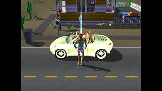 Sims Bustin Out Gameplay Part 13 Dudleys Trailer Gangster Career Track [upl. by Ayahc]