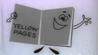 UPA commercial  Find it fast in the Yellow Pages  1957 animation [upl. by Eenrahc]