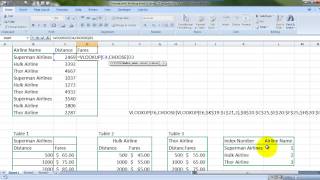 Vlookup 3 Data Tables At Once Hindi [upl. by Ettenowtna]