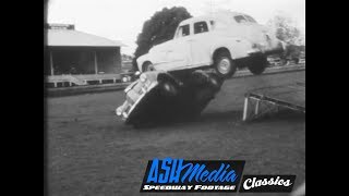 Ash Media Classic Speedway Toowoomba Showgrounds Stunts  1960s [upl. by Oludoet]