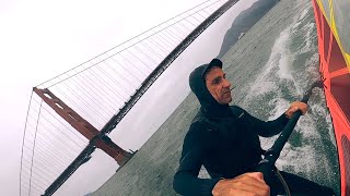 Golden Gate Bridge North Tower Windsurfing AKA Crissy Field  August 2021 [upl. by Viehmann]