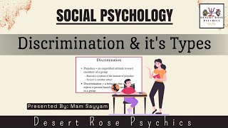 Discrimination in social psychology  Discrimination in Urdu amp Hindi  Types of Discrimination [upl. by Normie]