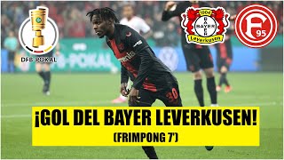 BAYER LEVERKUSEN ES UNA MÁQUINA Con GOL de Frimpong ya le gana 10 al Dusseldorf  Copa Alemana [upl. by Sinegold976]