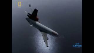 Swissair Airlines Flight 111  Crash Animation 1 [upl. by Noremac302]