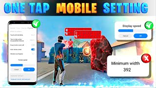 One tap mobile setting 🔥  Free fire headshot setting in tamil  One tap sensitivity setting [upl. by Ann-Marie]