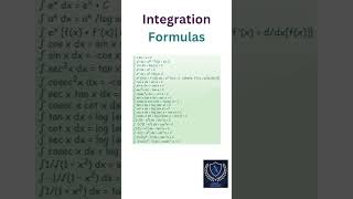 Integration formulas adeelacademy math [upl. by Odlamur]