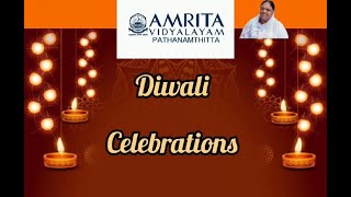 Diwali Celebrations  KG Amrita Vidyalayam Pathanamthitta [upl. by Adnohs]