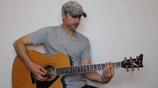 Springsteen  Eric Church  Guitar Lesson  Tutorial [upl. by Nalyt642]