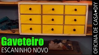 Novo gaveteiro para Oficina DIY oficinadecasa [upl. by Reba]