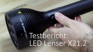 LED Lenser X212 im Taschenlampen Test [upl. by Tegdig]