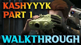 Star Wars Jedi Fallen Order Kashyyyk Walkthrough Part 1  Imperial Refinery Explored [upl. by Gnilrad]