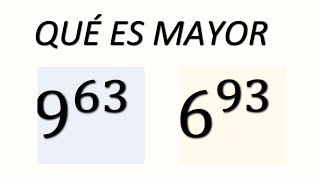 QUÉ NÚMERO ES MAYOR Reto Matemático Matemáticas Básicas [upl. by Costanzia715]