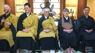 Zazen amp Dharma Talk with Roshi Joan amp Upaya Priests [upl. by Atews]