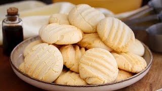 Galletas de Maicena  Receta fácil con sólo 4 Ingredientes  CUKit [upl. by Eenalem]